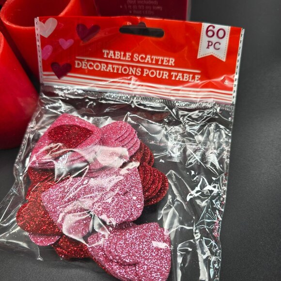 Valentines Day Decor Set With LED Light Candles String Lights & Hearts VL1800 - Picture 3 of 13